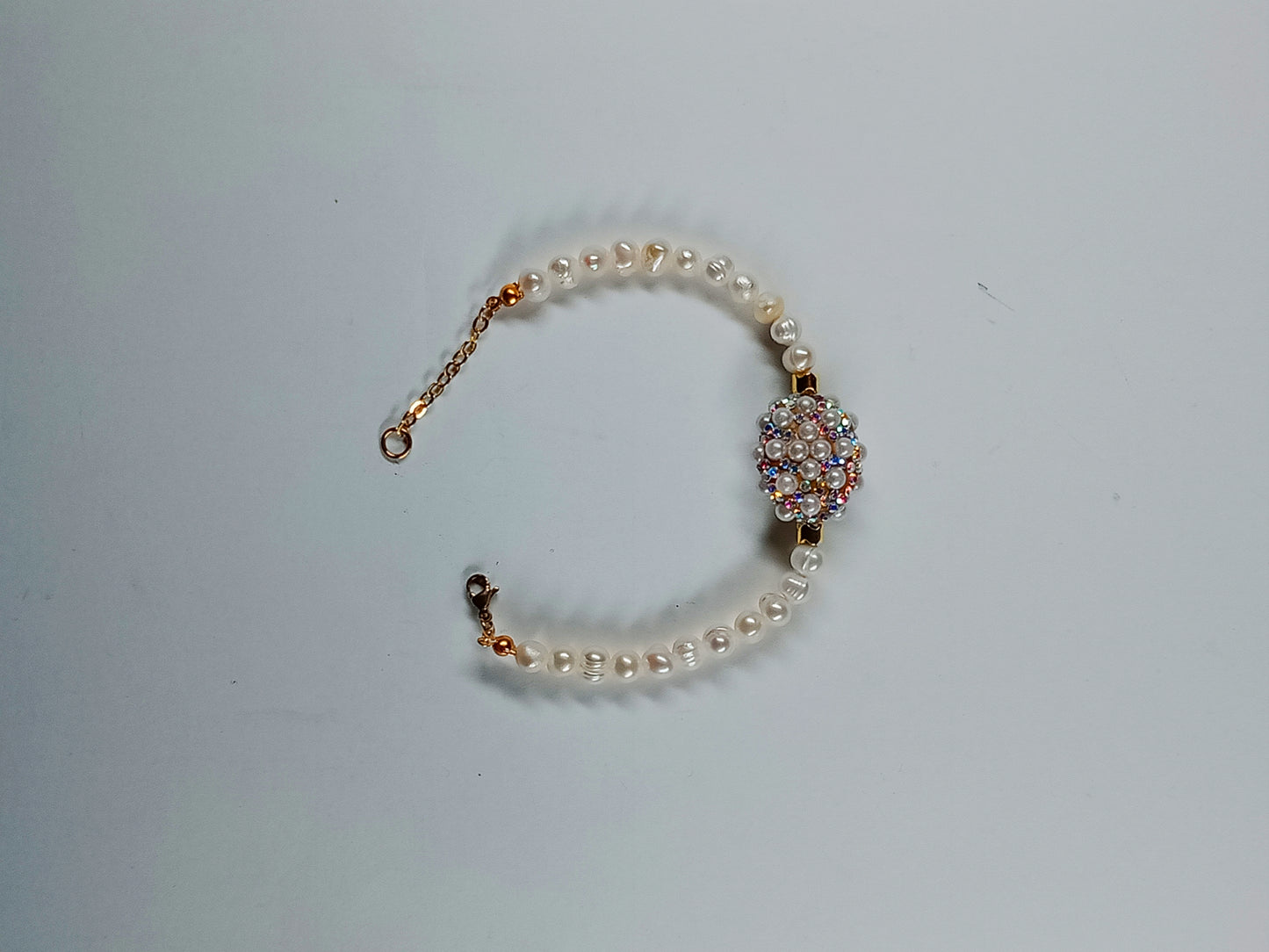 Natural pearl bracelet